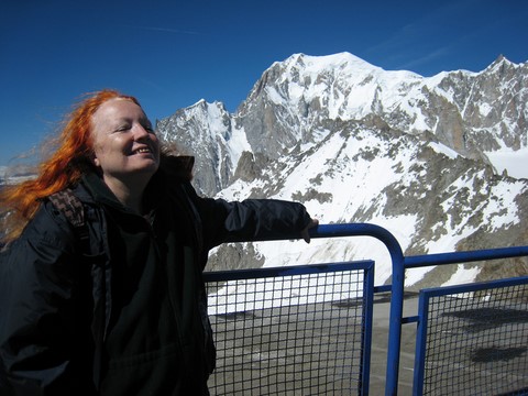 Anne-Marie de Grazia Mont-Blanc Pointe Helbronner 2011